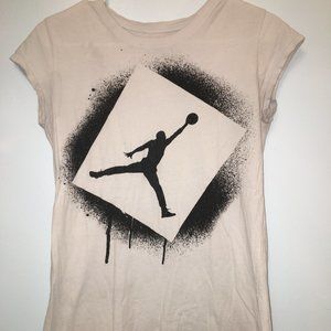 XL Girls Jordan Kids Short Sleeve Shirt